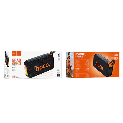 20W Bluetooth Speaker w/ LED Light, IPX4 Waterproofing, 3000mAh Battery, FM