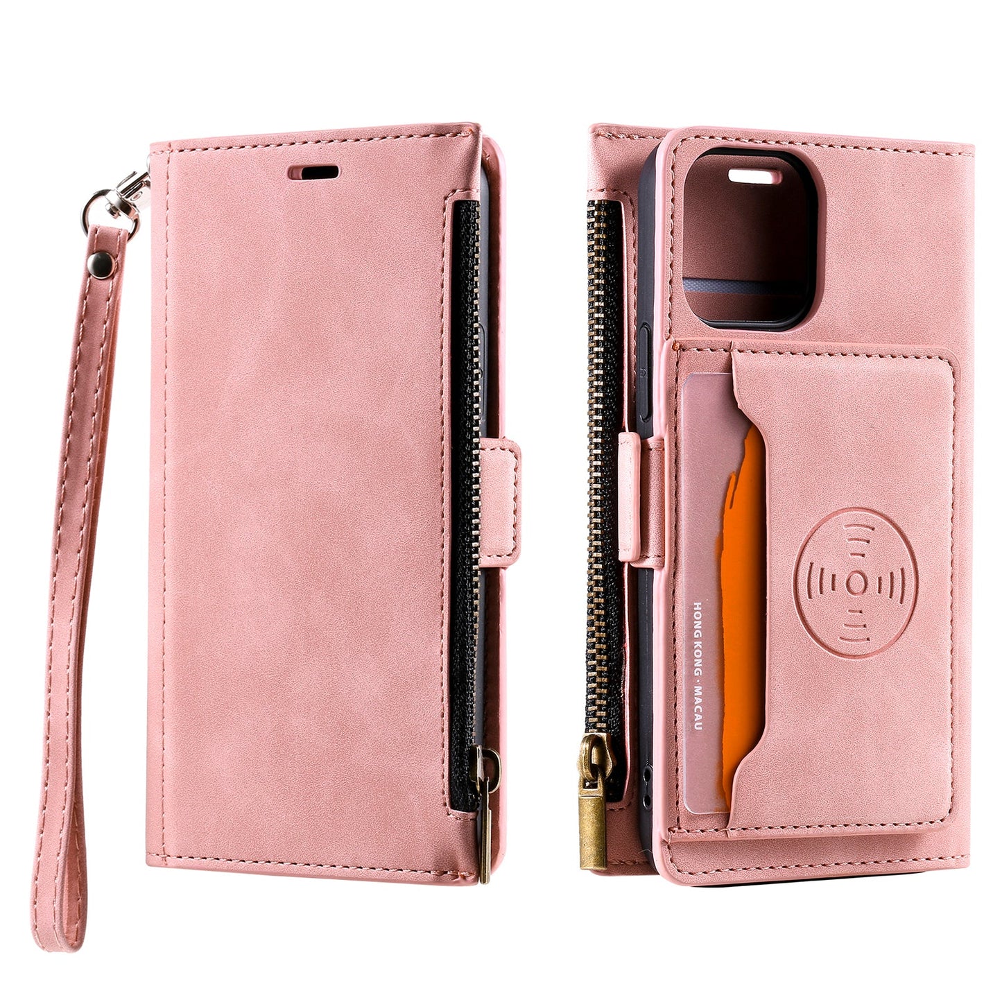 iPhone 13 Mini Case Wallet - Pink