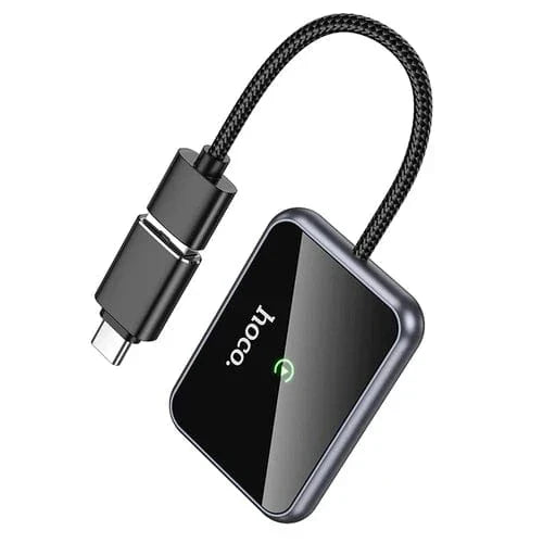 Wireless Adaptor for Apple Car Play w/ USB-A & USB-C Plug
