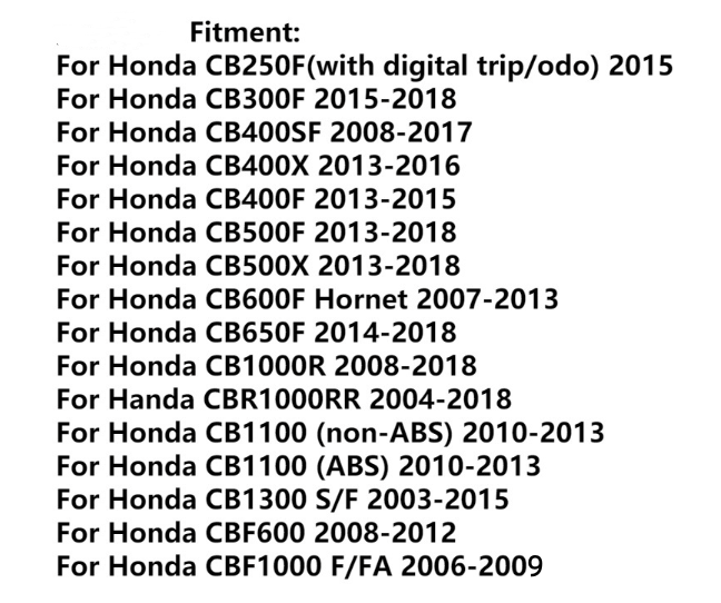 Motorcycle Gear Indicator for Honda