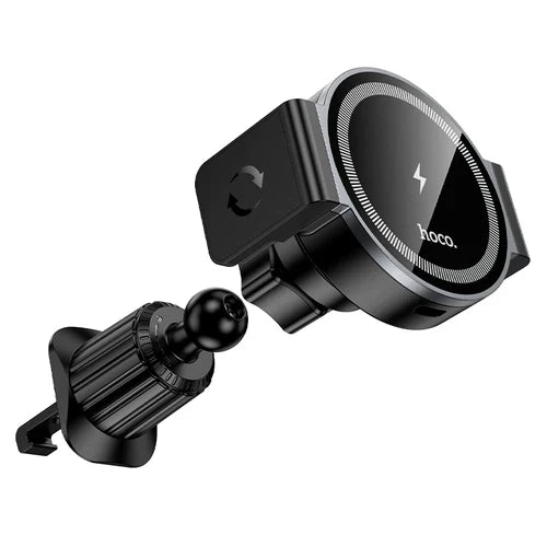 5W Wireless Charging Magnetic 2-in-1 Air Vent Phone Holder – Magnetic or Clamp Mount