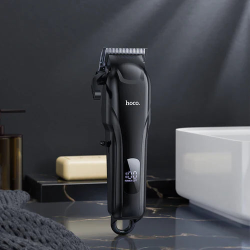 Electric Hair Clipper with Battery % Display, 7500 RPM