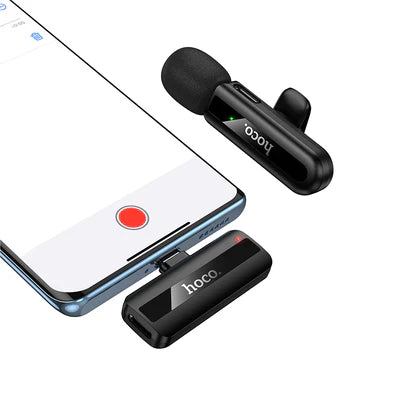 Wireless Digital Microphone w/ USB-C Connector, DSP Digital Noise Reduction