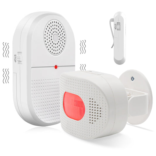 Wireless Caregiver Pager with Motion Sensor Alert