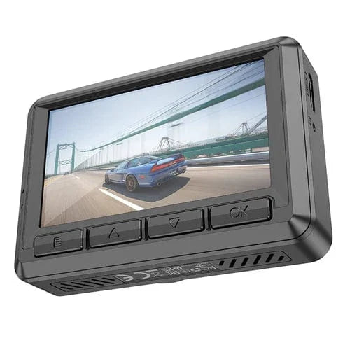 Dash Cam for Car w/ 2.45 inch IPS HD Display, 1080P/30FPS Camera