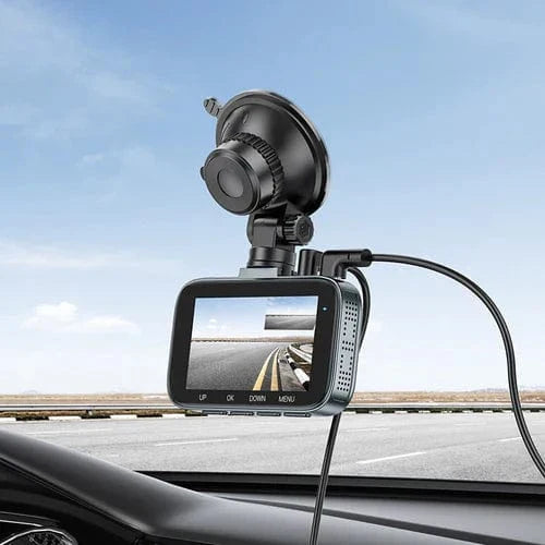 Front and Rear Dash Cam for Car w/ 3 inch IPS HD Display,1080P/30FPS Camera