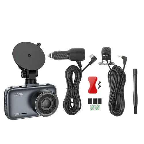 Front and Rear Dash Cam for Car w/ 3 inch IPS HD Display,1080P/30FPS Camera