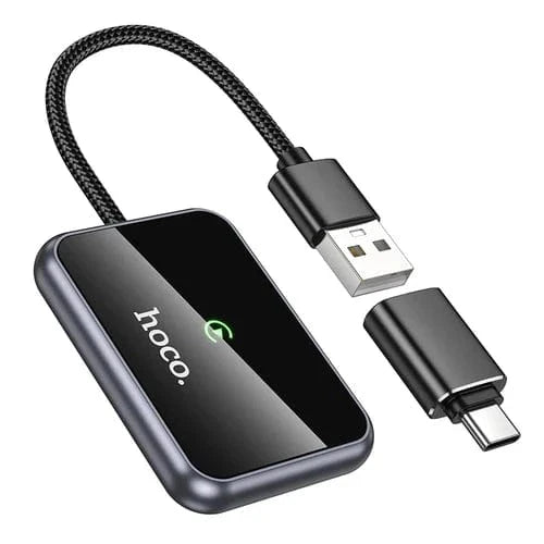 Wireless Adaptor for Apple Car Play w/ USB-A & USB-C Plug