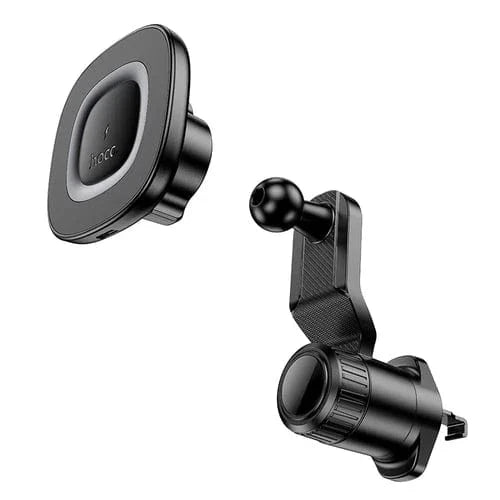 15W Magnetic Wireless Charging Phone Holder for Air Vent w/ Hook Locking