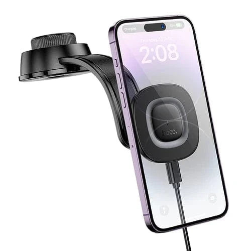 15W Magnetic Wireless Charging Phone Holder for Dashboard