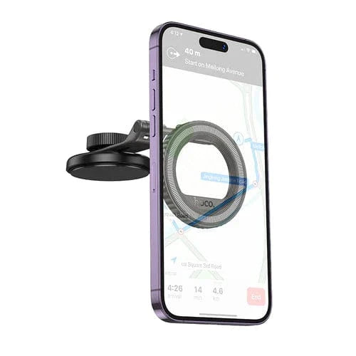 Magnetic Dashboard Phone Holder w/ Ring Magnet, Foldable Design