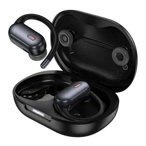 Open Ear TWS Earbud w/ Ear Hook, ANC+ENC Noise Cancellation