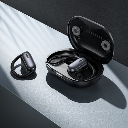 Open Ear TWS Earbud w/ Ear Hook, ANC+ENC Noise Cancellation