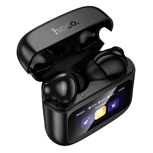TWS Earbud w/ LCD Touch Screen, 7 Hours