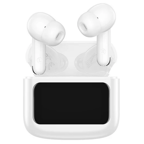 TWS Earbud w/ LCD Touch Screen, 7 Hours