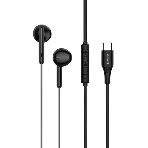 Type-C Earphone Universal w/ Digital Microchip