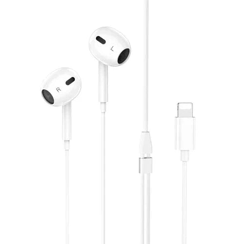Wired Lightning Earphone w/ Plug-And-Play (No Need Bluetooth)