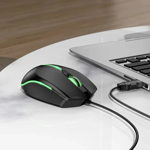 Wired Gaming Mouse w/ 2400 DPI, LED Light