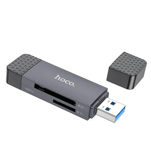 USB 2.0 Memory Card Reader with USB-A / USB-C Dual Plug